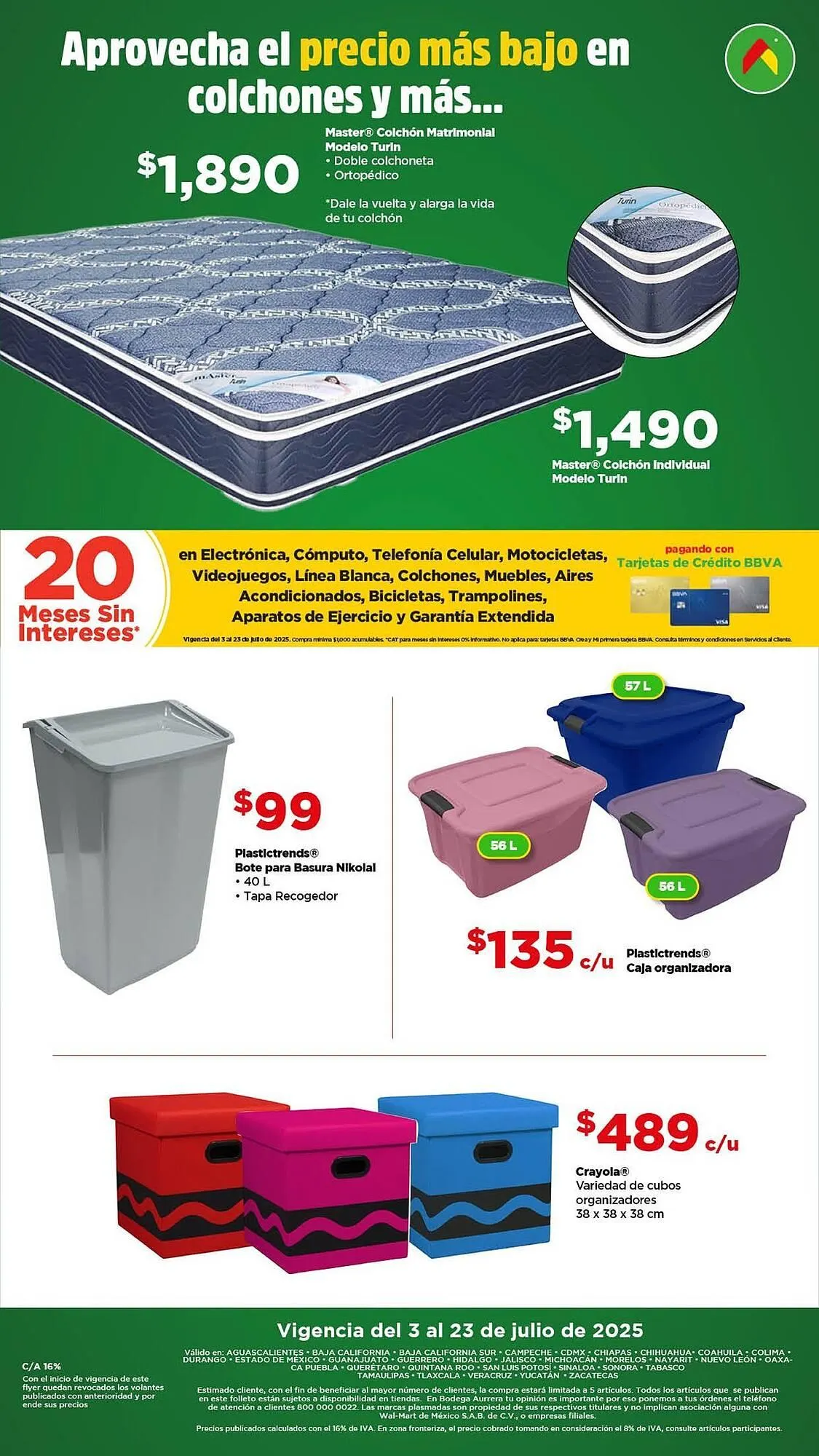 Catálogo de Catálogo Bodega Aurrerá 7 de julio al 23 de julio 2025 - Pagina 3