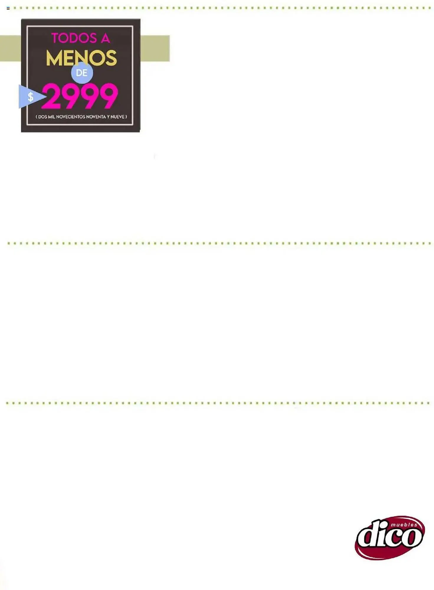 Catálogo de Catálogo Muebles Dico 16 de octubre al 1 de enero 2026 - Pagina 13