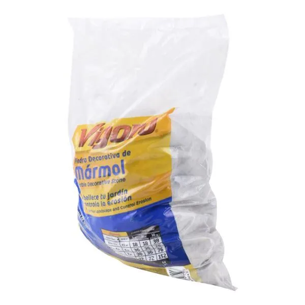 PIEDRA DECORATIVA MÁRMOL 12 KG NEGRA