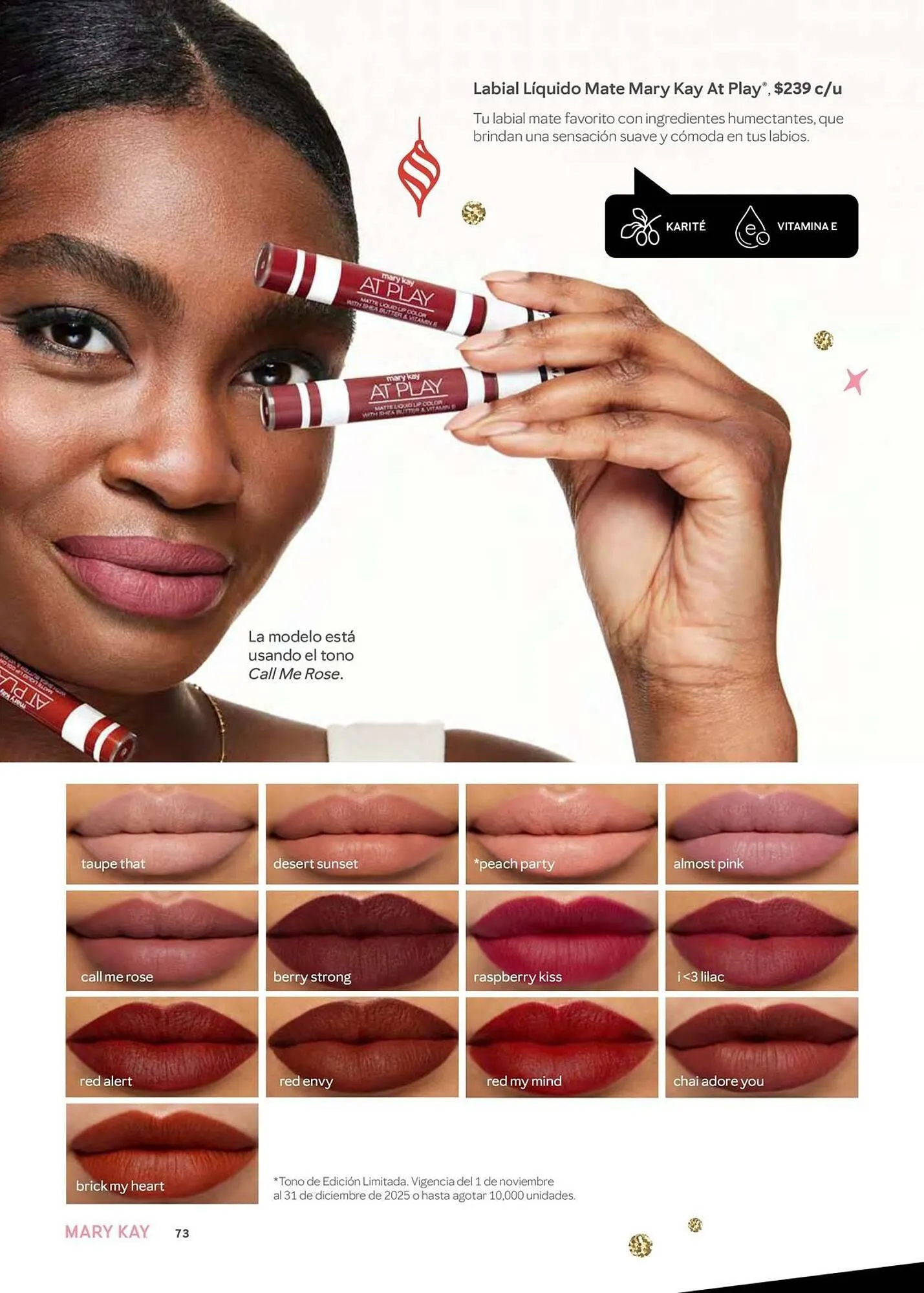 Catálogo de Catálogo Mary Kay 1 de noviembre al 31 de diciembre 2025 - Pagina 73