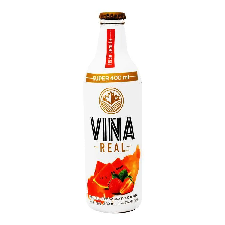Cooler Viña Real 400 Ml Fresa - Viña Real - 1 pieza