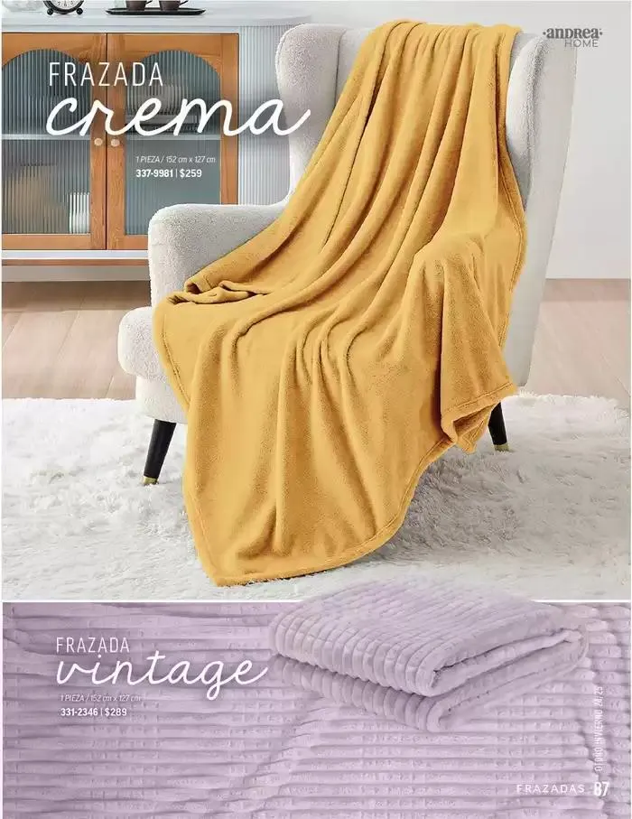 Catálogo de ANDREA - ANDREA HOME 26 de agosto al 25 de enero 2025 - Pagina 121