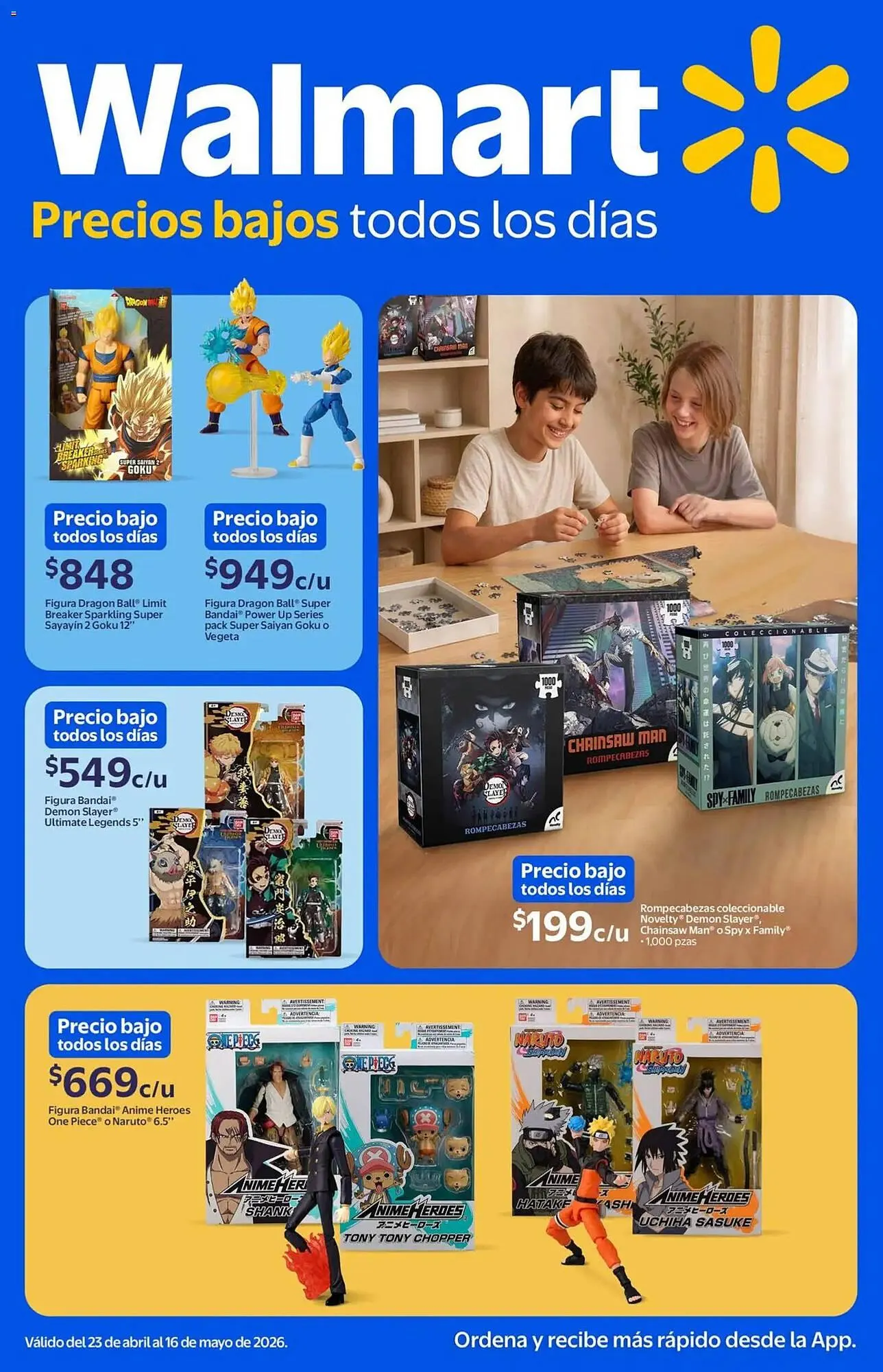 Catálogo de Folleto Walmart 25 de abril al 16 de mayo 2026 - Pagina 1