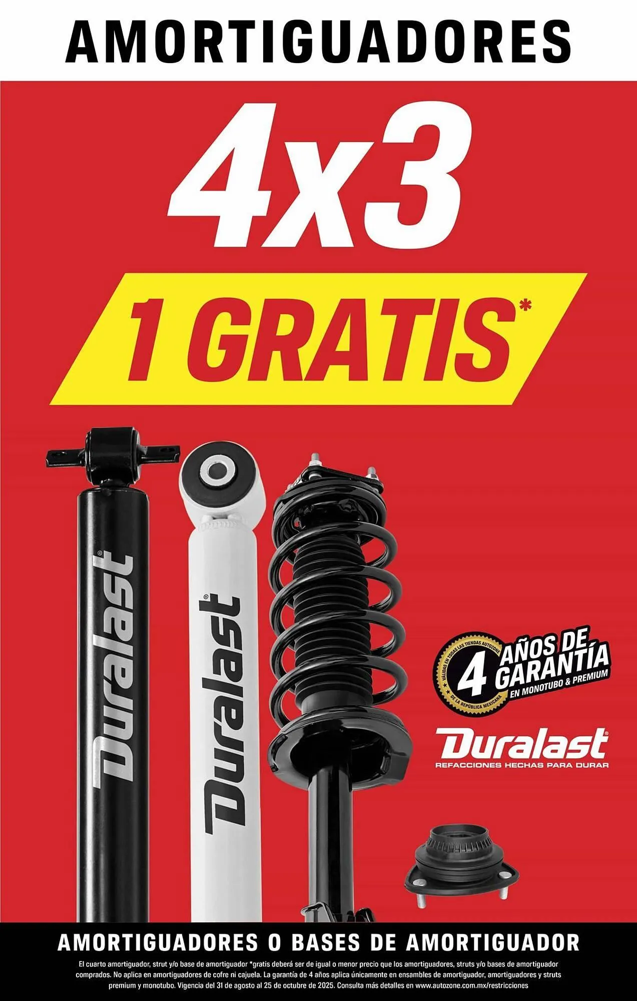 Catálogo de Catálogo AutoZone 22 de septiembre al 25 de octubre 2025 - Pagina 1