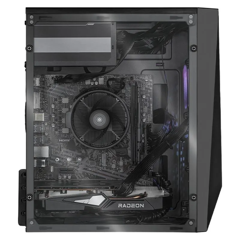 Xtreme PC Gaming AMD Radeon RX 6500 XT Ryzen 5 5500 16GB SSD 500GB Monitor 23.8 WIFI