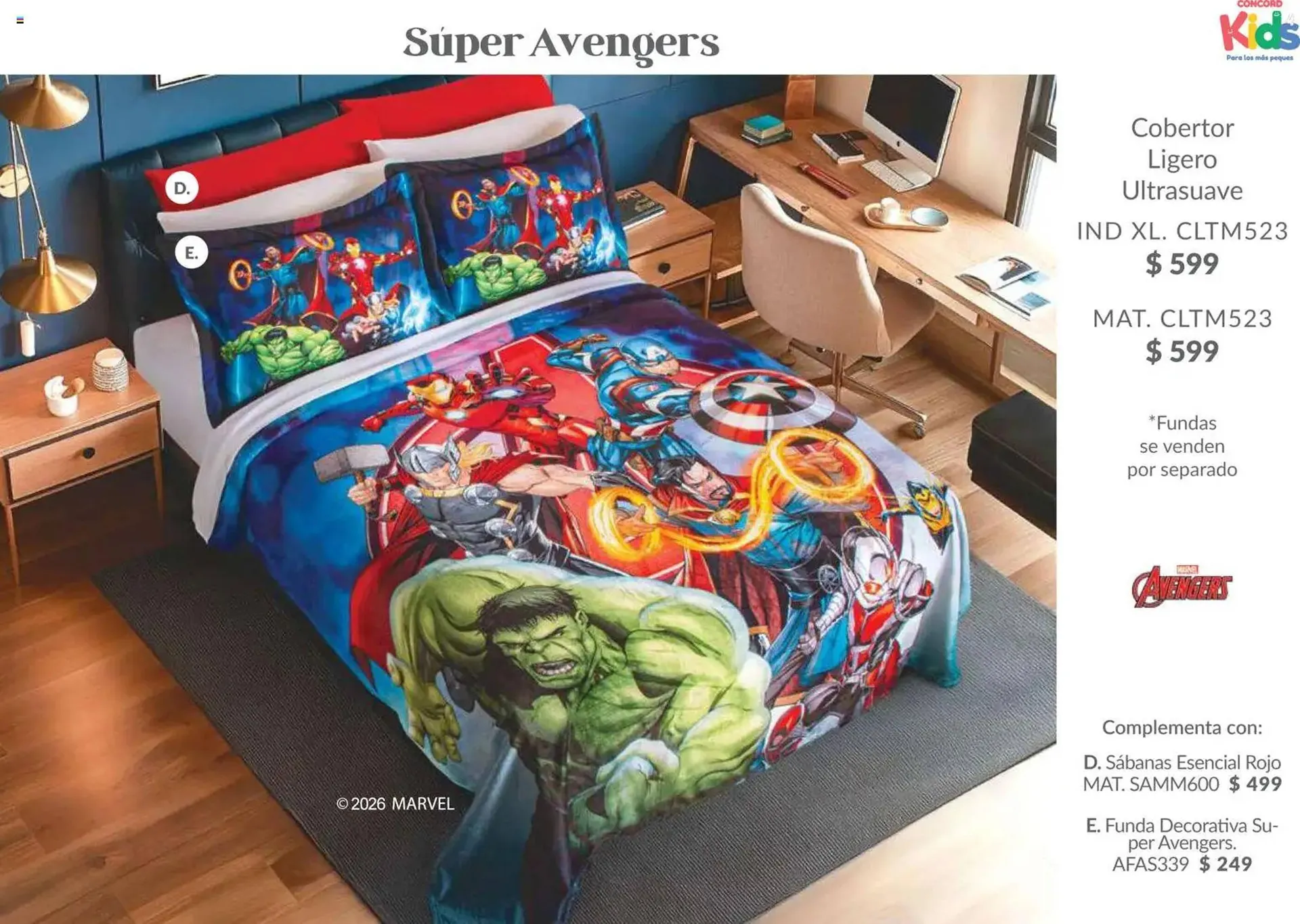Catálogo de Catálogo Colchas Concord 1 de febrero al 1 de mayo 2026 - Pagina 82