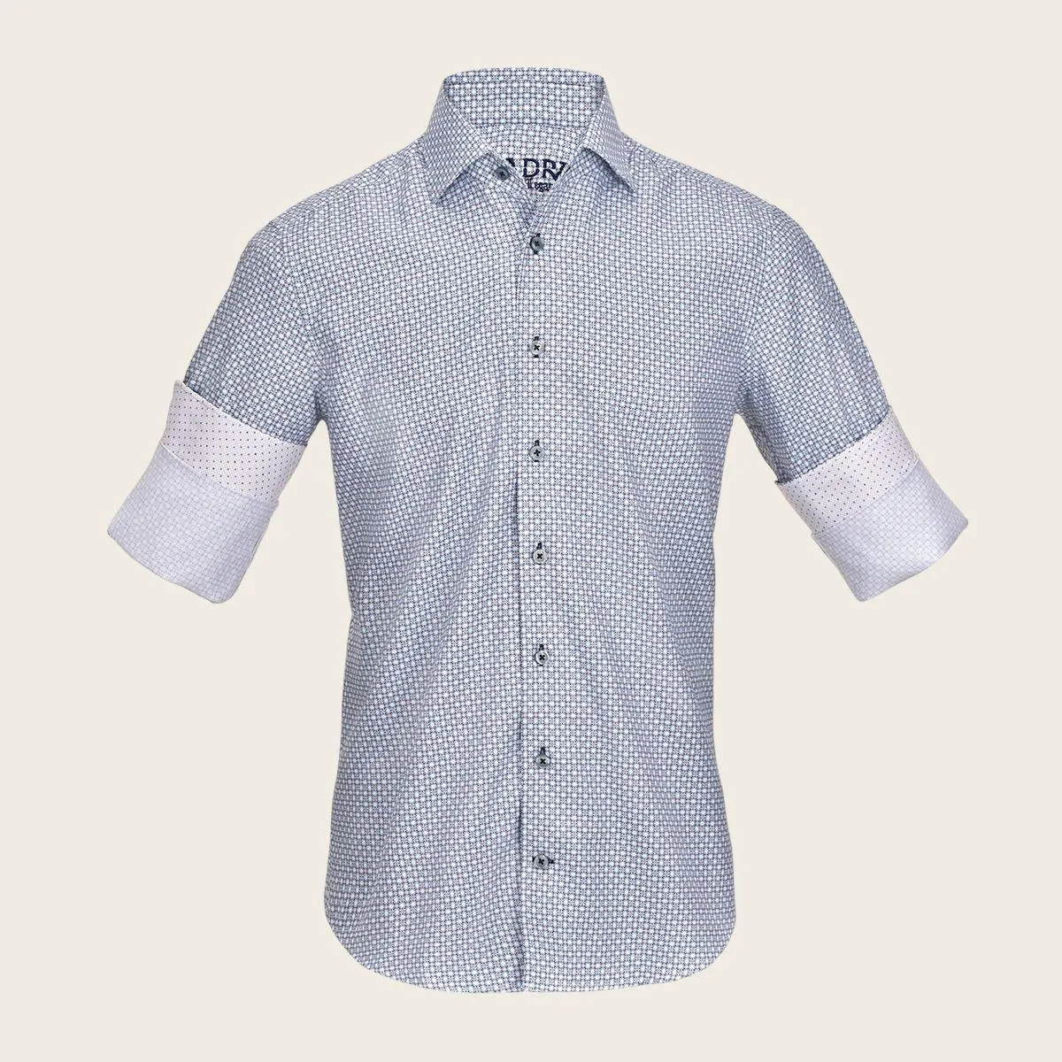 Camisa Cuadra con estampado.
