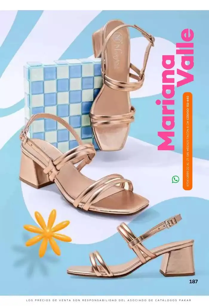 Catálogo de Pakar Sandalia 31 de enero al 31 de mayo 2025 - Pagina 187