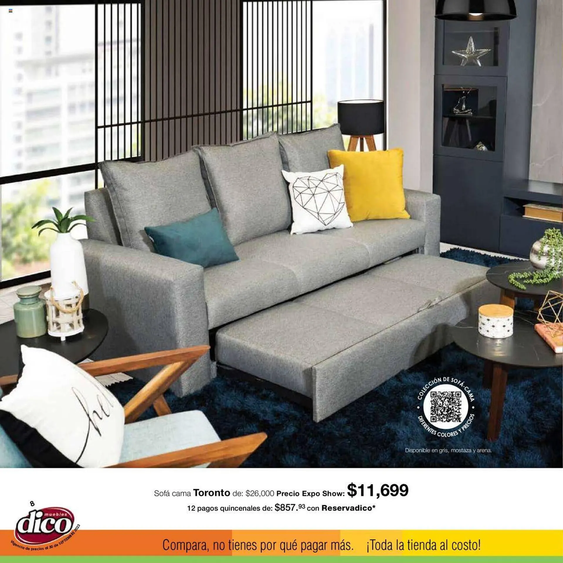 Catálogo de Catálogo Muebles Dico 7 de septiembre al 30 de septiembre 2023 - Pagina 8