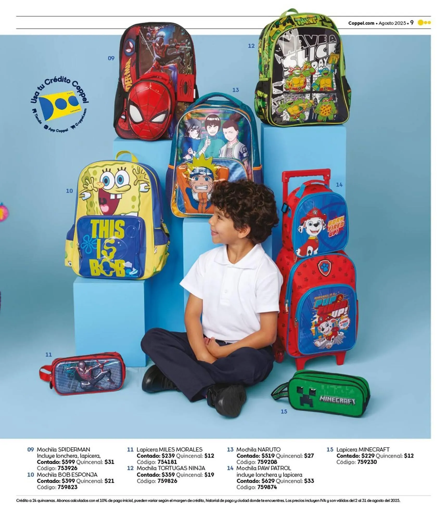 Catálogo de Catálogo Coppel 1 de agosto al 31 de agosto 2025 - Pagina 9
