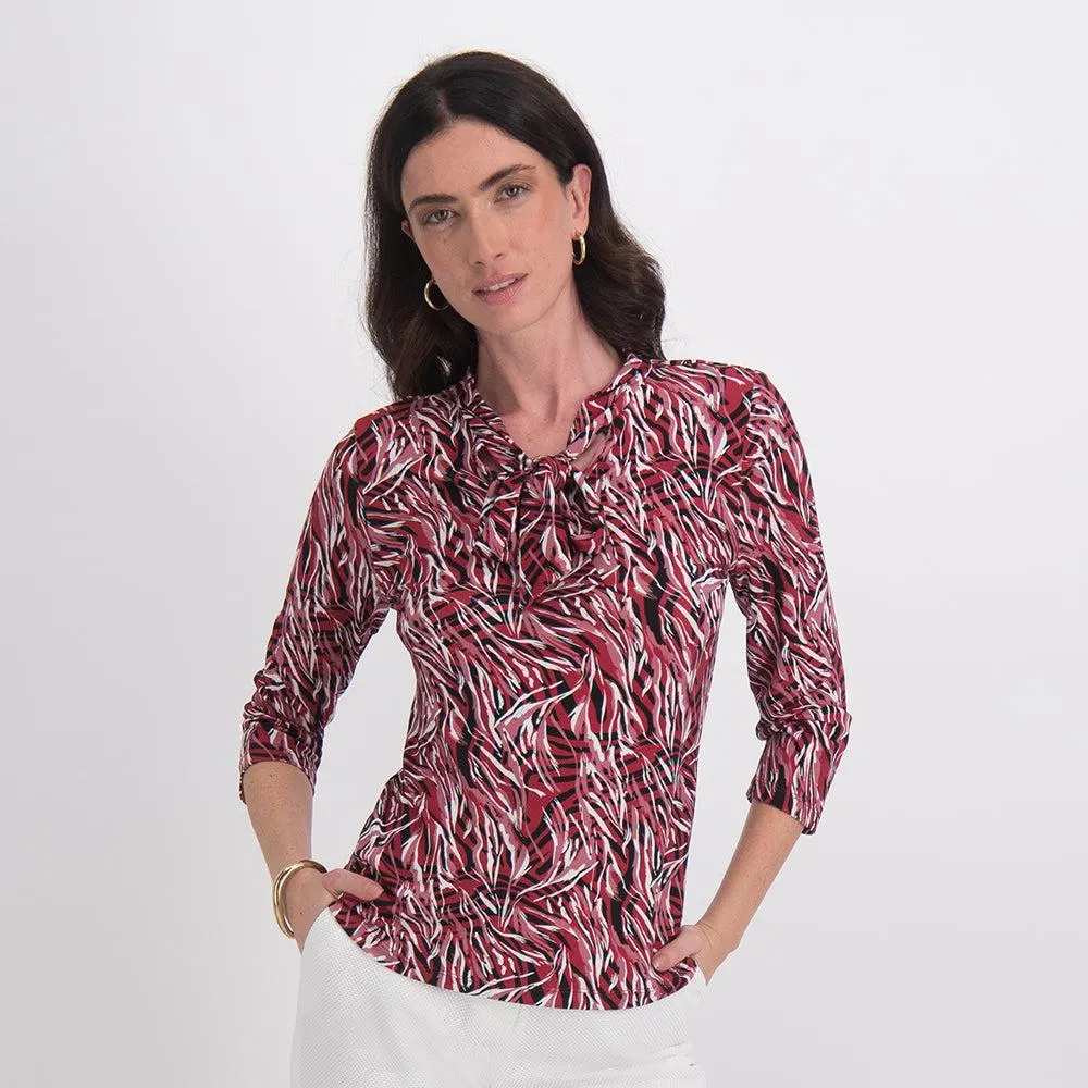 Blusa con Escarola en Escote