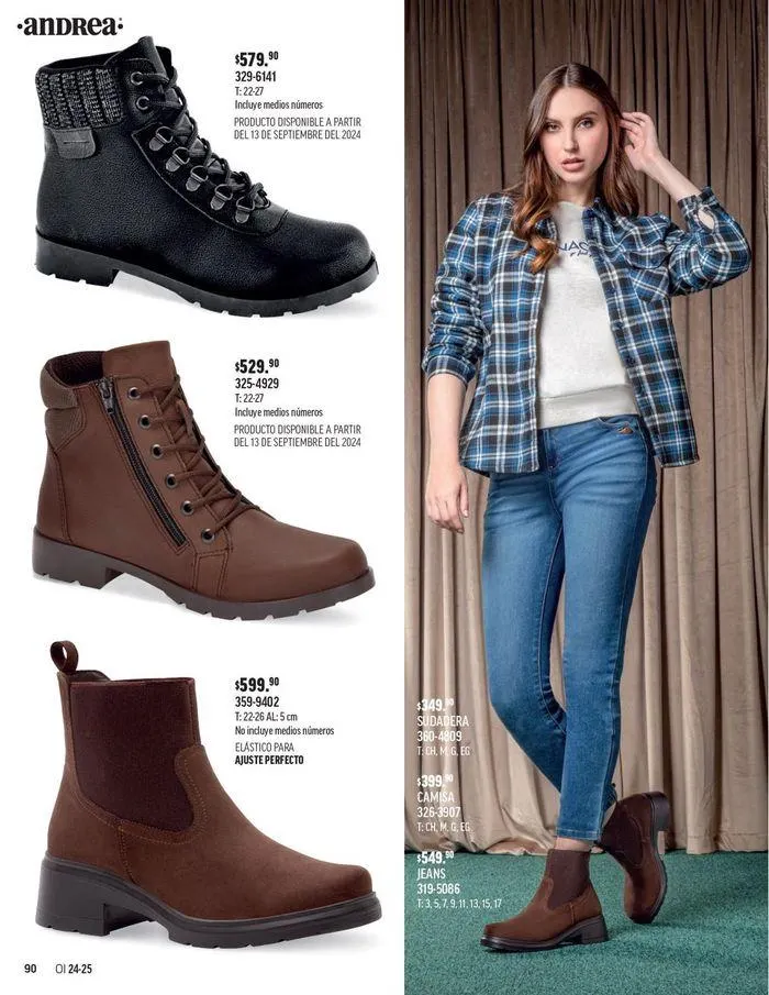 Catálogo de ANDREA - CALZADO DAMA 26 de agosto al 25 de enero 2025 - Pagina 188