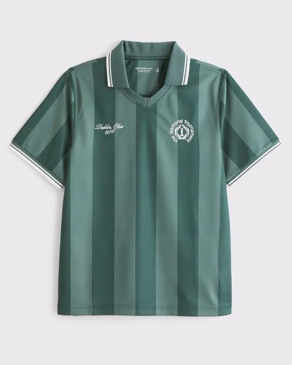 Memorial Soccer Jersey-Inspired Polo