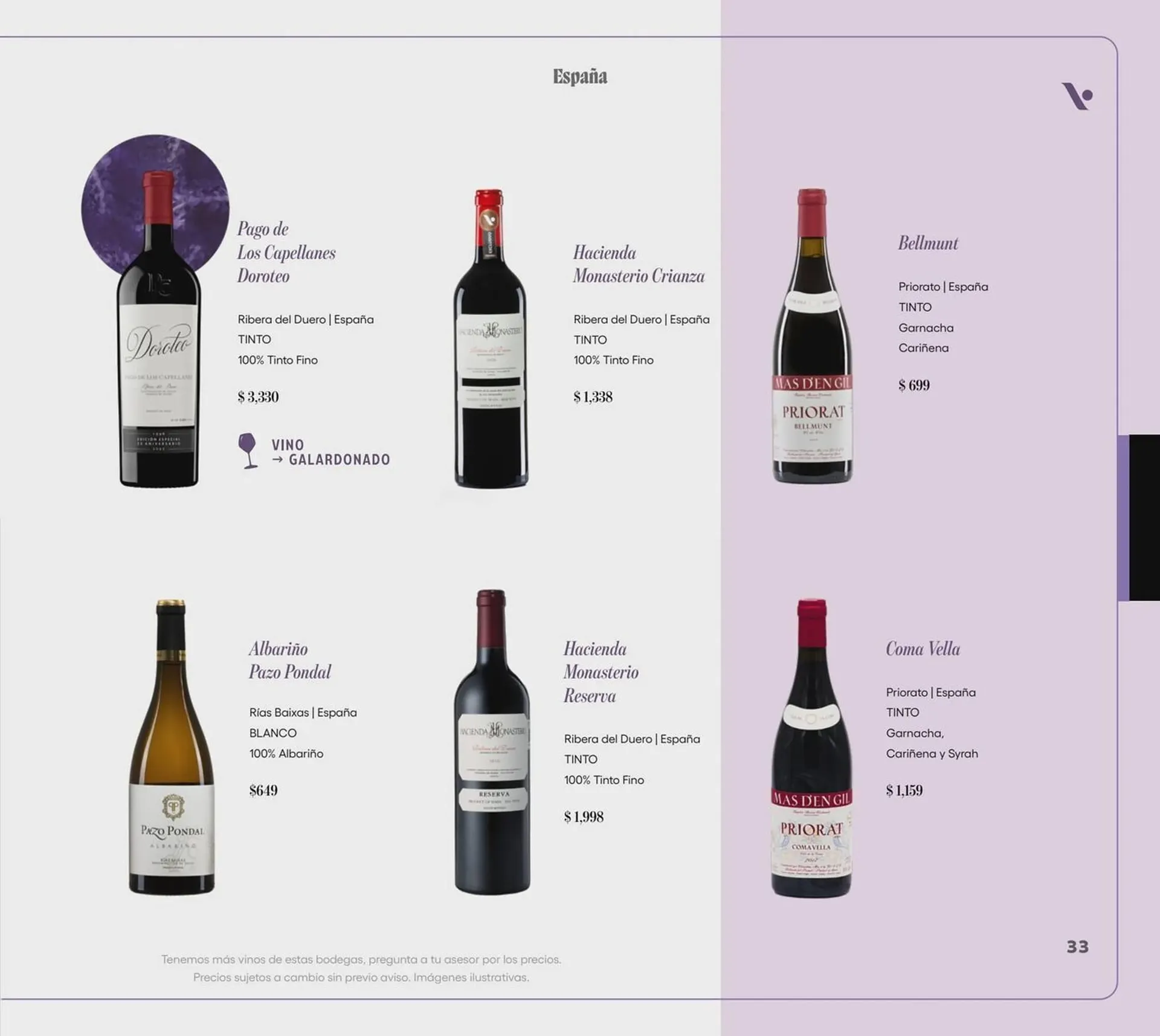 Catálogo de Catálogo Vinoteca 5 de noviembre al 31 de diciembre 2025 - Pagina 33