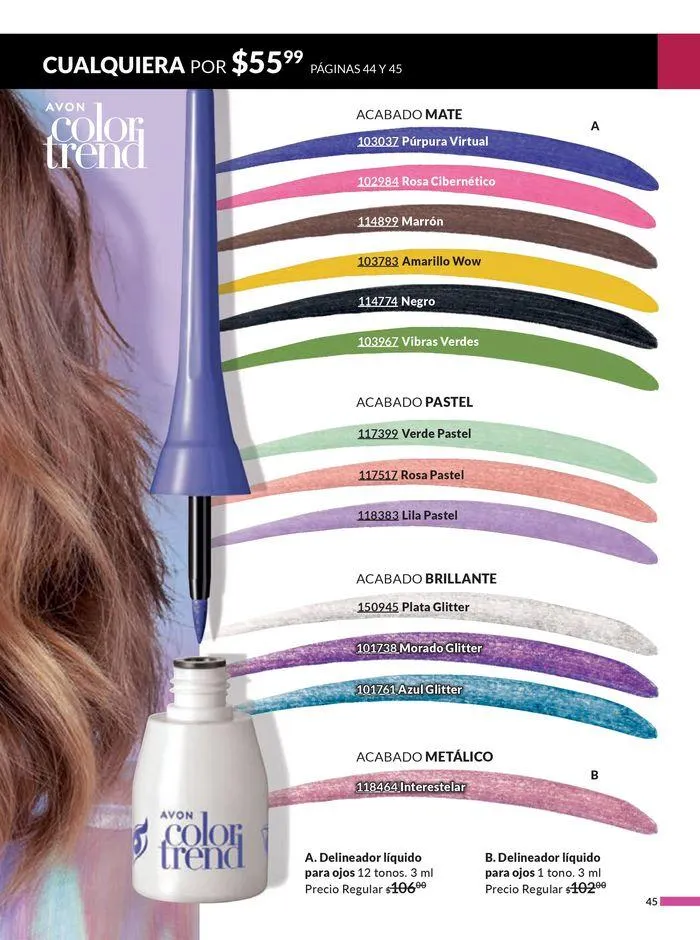 Catálogo de Avon COSMÉTICOS C09 17 de abril al 22 de mayo 2024 - Pagina 45