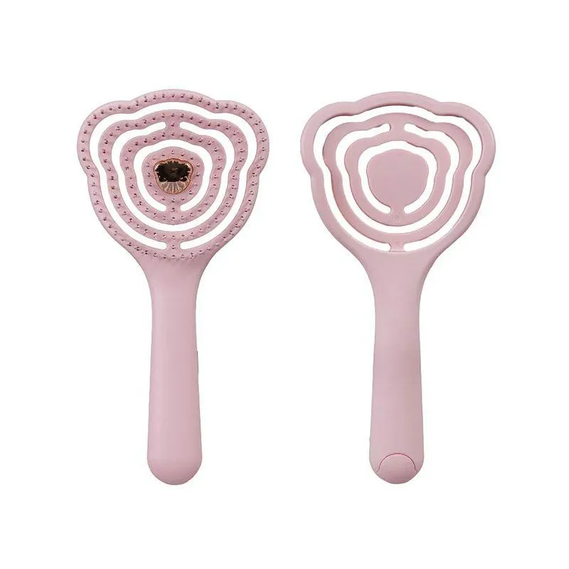 Cepillo De Ventilación Para Cabello Little Bear Sintético Rosa 21.4 cm