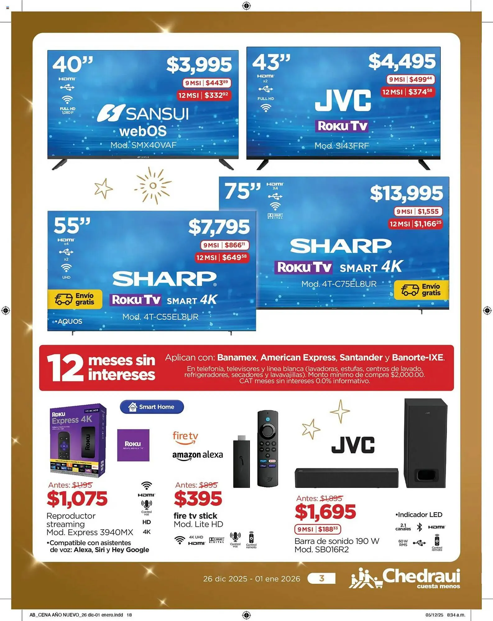 Catálogo de Folleto Chedraui 27 de diciembre al 1 de enero 2026 - Pagina 18