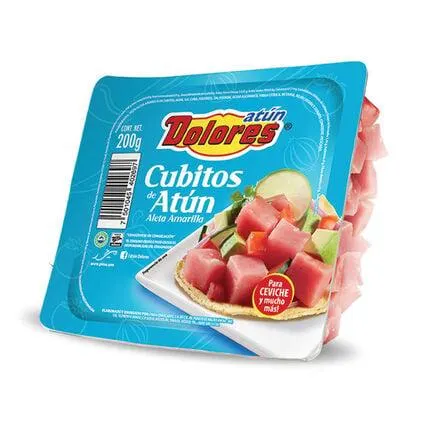 Cubitos de atún Dolores Cevichero 200 g