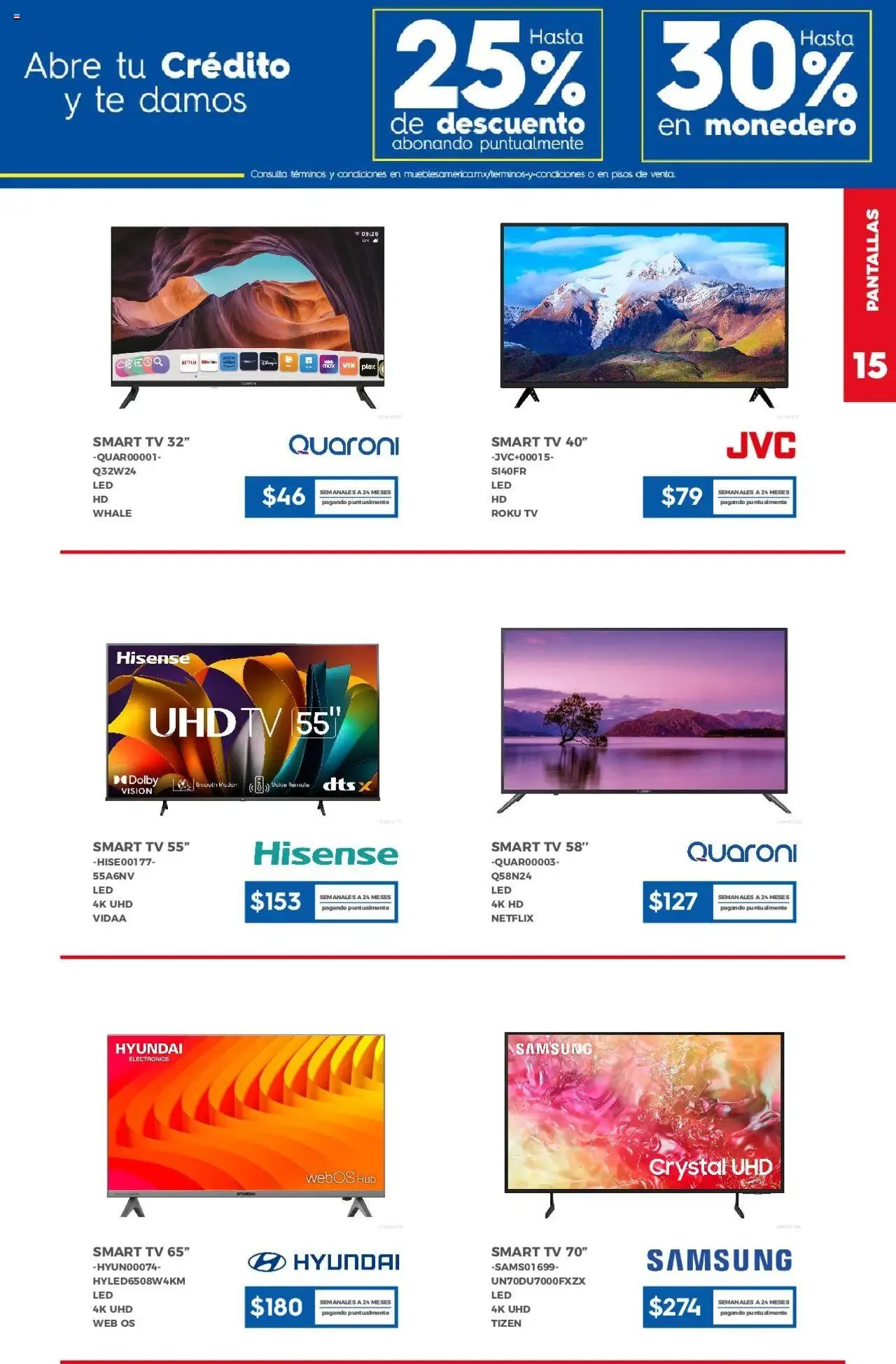 Catálogo de Muebles America catálogo Primavera 11 de febrero al 10 de mayo 2025 - Pagina 15