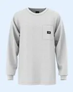 Playeras Alder Ls Pocket Thermal Blanco 102F