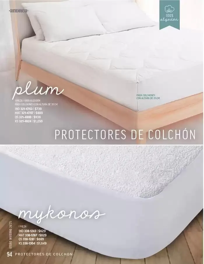 Catálogo de ANDREA - ANDREA HOME 26 de agosto al 25 de enero 2025 - Pagina 129