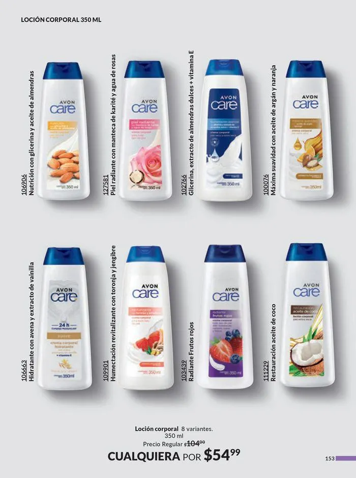 Catálogo de Avon COSMÉTICOS C09 17 de abril al 22 de mayo 2024 - Pagina 153
