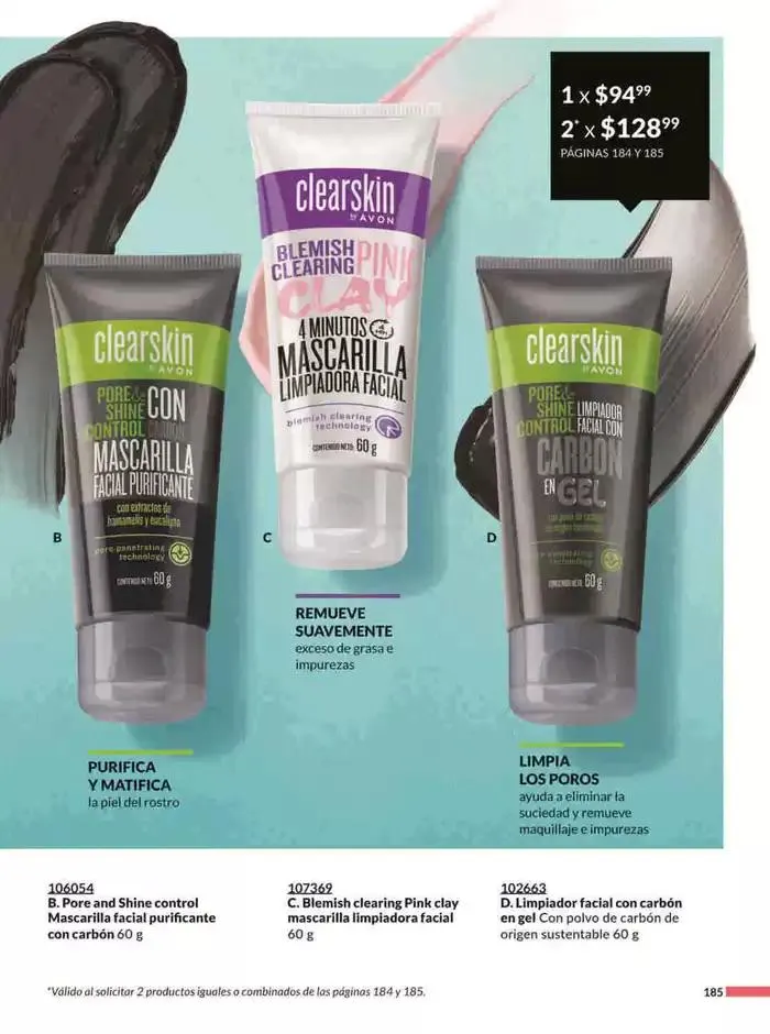 Catálogo de Avon COSMÉTICOS C18 9 de octubre al 15 de noviembre 2024 - Pagina 185