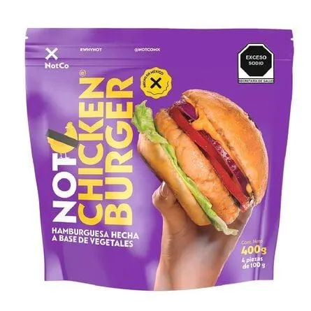 Hamburguesa Not Chicken Burger Notco 400 g