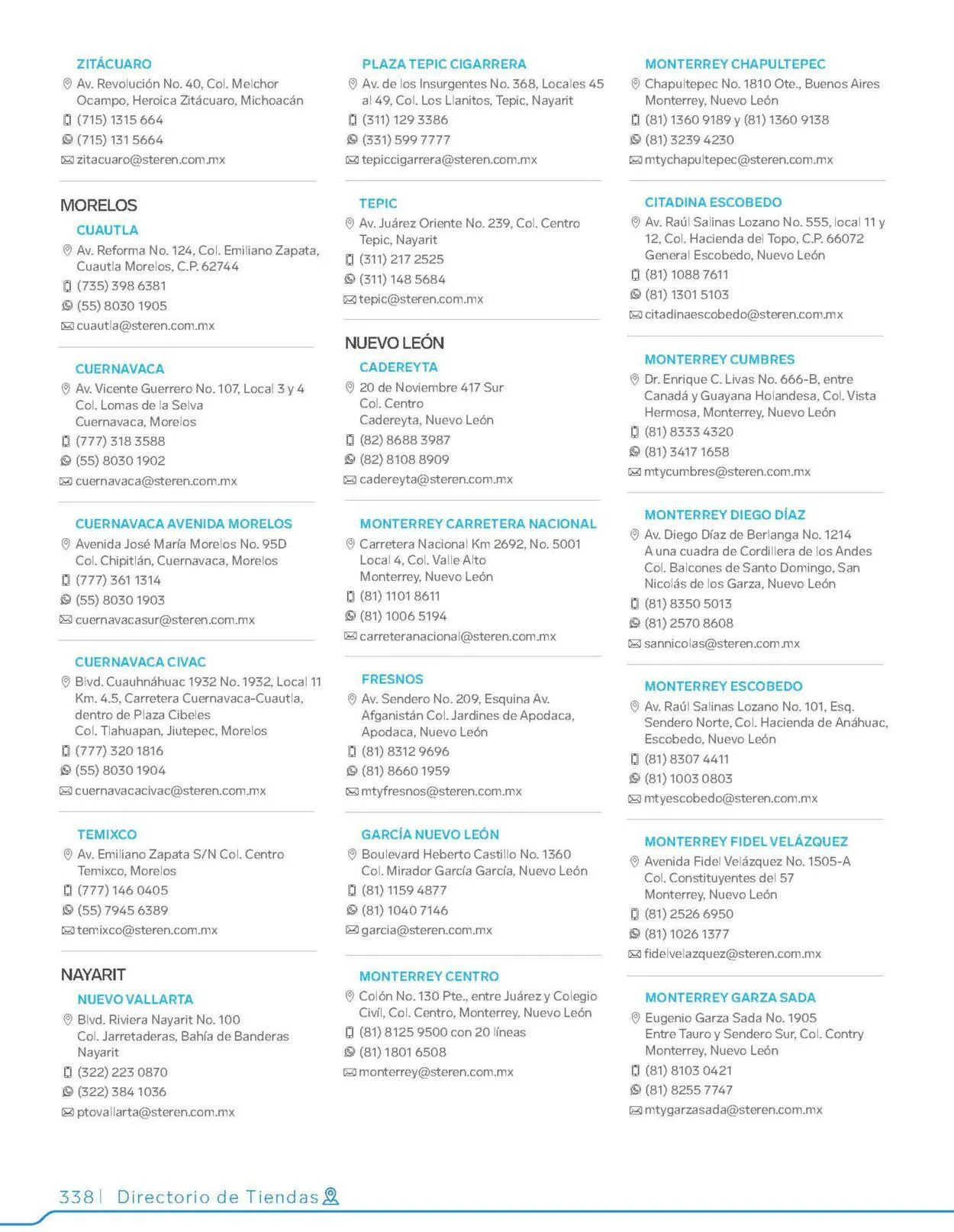 Catálogo de Steren 1 de febrero al 31 de diciembre 2023 - Pagina 358