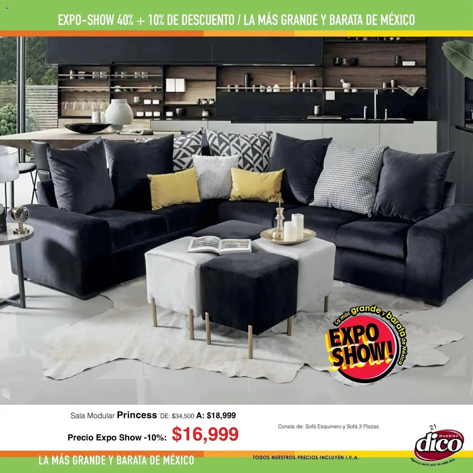 Catálogo de Catálogo Muebles Dico 1 de abril al 7 de abril 2026 - Pagina 21