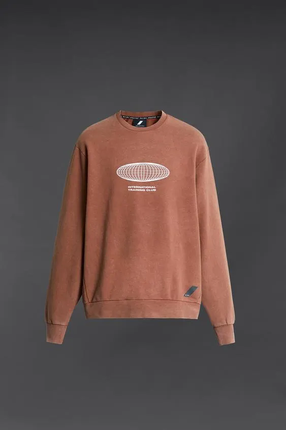 SUDADERA LAVADA CREW NECK