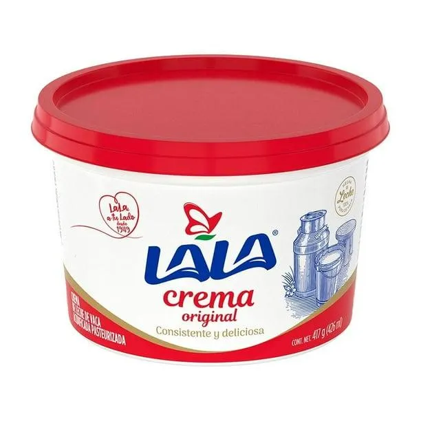 Crema ácida Lala entera 426 ml