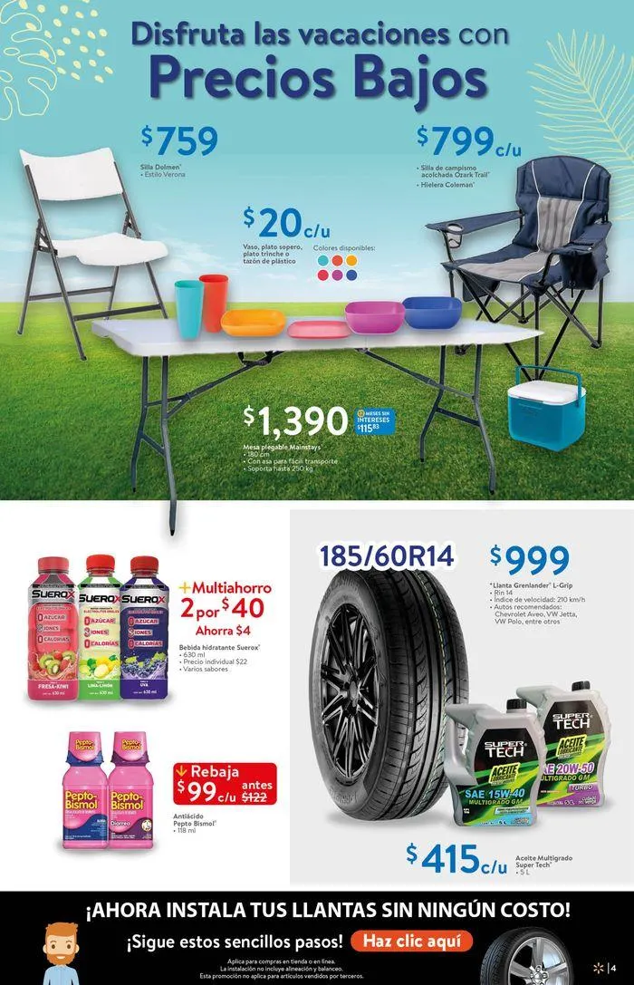 Catálogo de Walmart - Vacaciones 25 de julio al 14 de agosto 2024 - Pagina 4