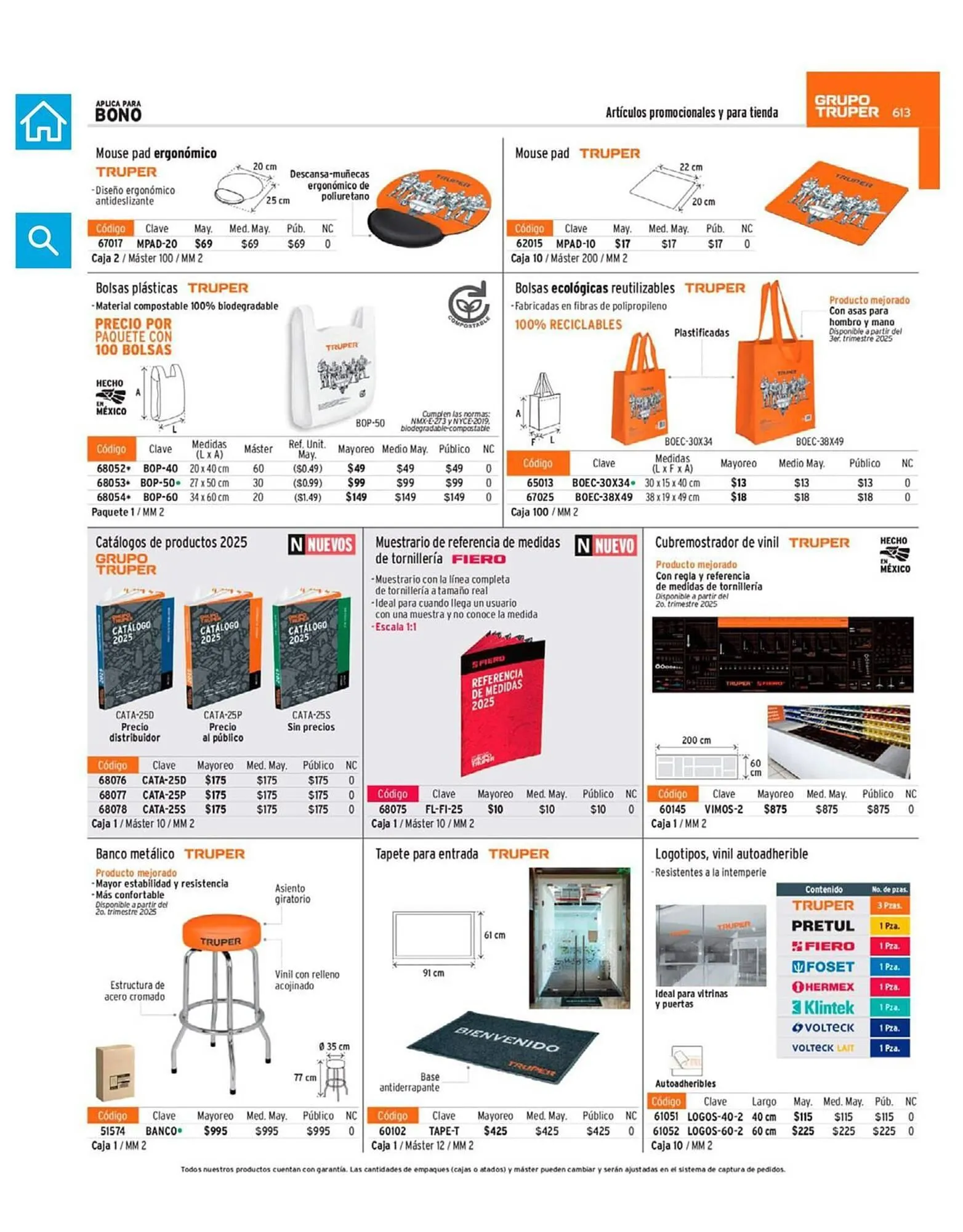 Catálogo de Catálogo Truper 7 de marzo al 31 de diciembre 2025 - Pagina 614