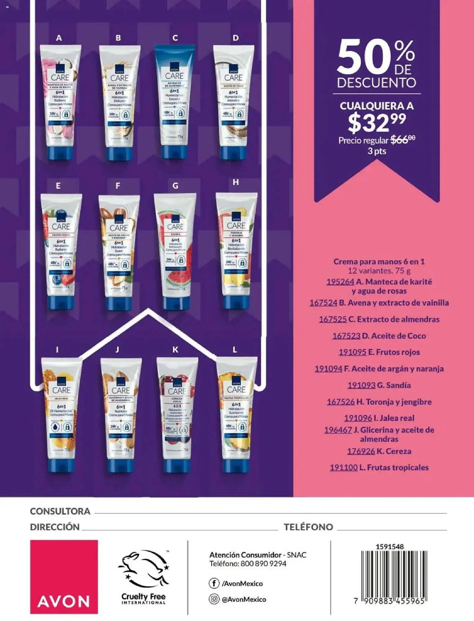 Catálogo de Catálogo Avon 20 de febrero al 27 de marzo 2026 - Pagina 190