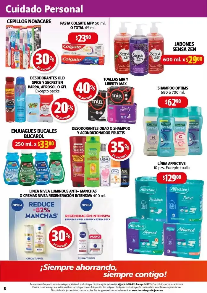 Catálogo de Boletín Farmacias Guadalajara  19 de mayo al 31 de mayo 2025 - Pagina 8