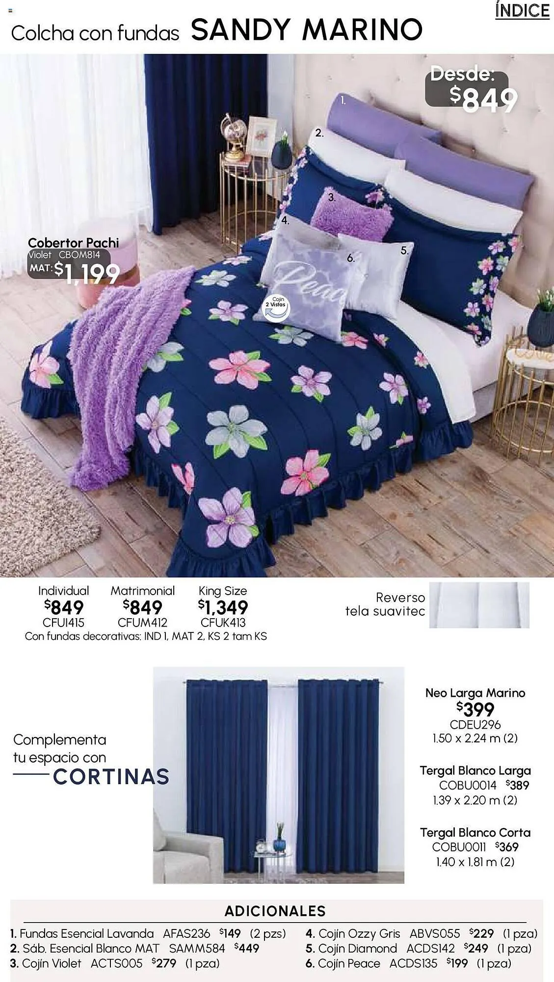 Catálogo de Catálogo Colchas Concord 13 de julio al 20 de julio 2023 - Pagina 34