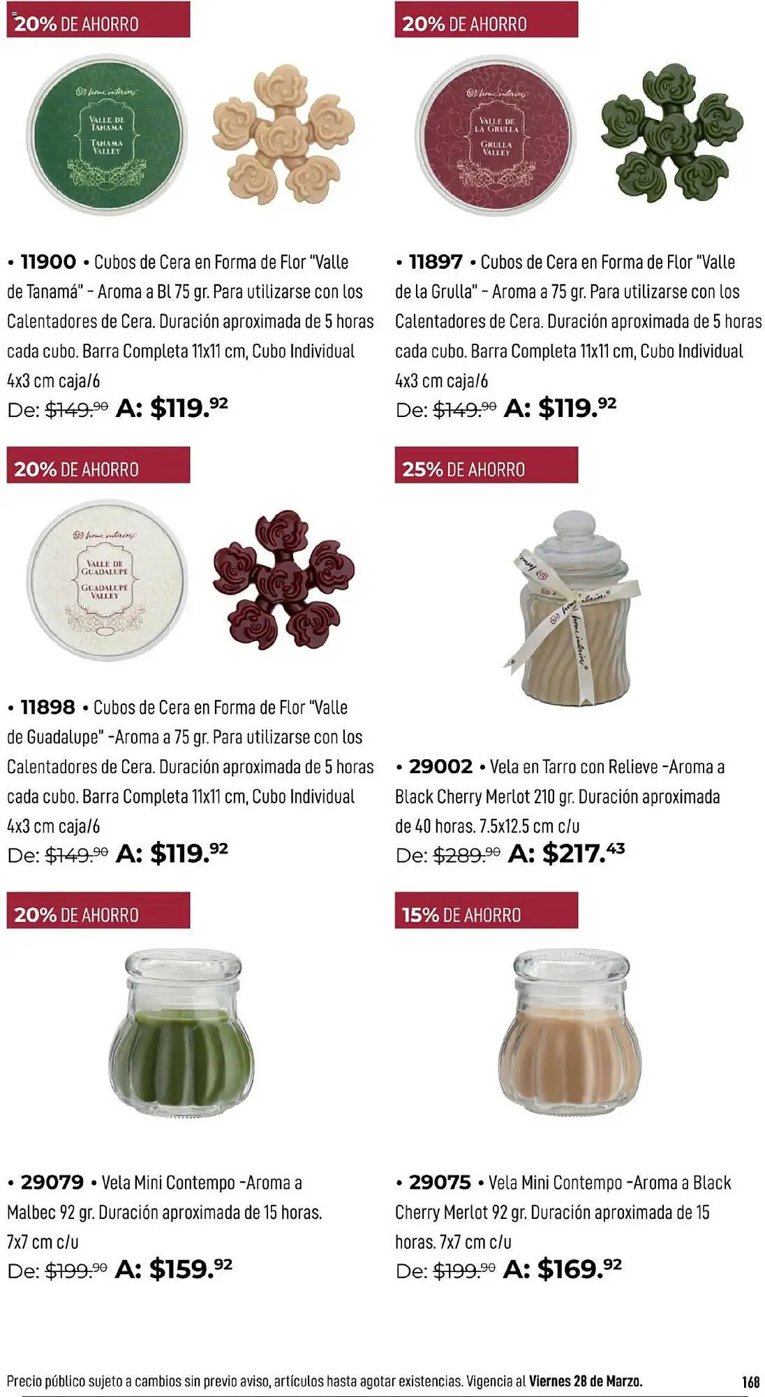 Catálogo de Catálogo Home Interiors 17 de febrero al 28 de marzo 2025 - Pagina 168