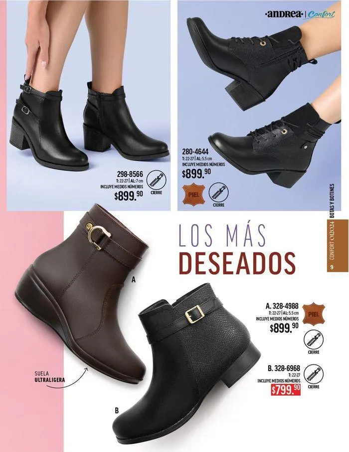 Catálogo de ANDREA - CALZADO CONFORT 26 de agosto al 25 de enero 2025 - Pagina 91