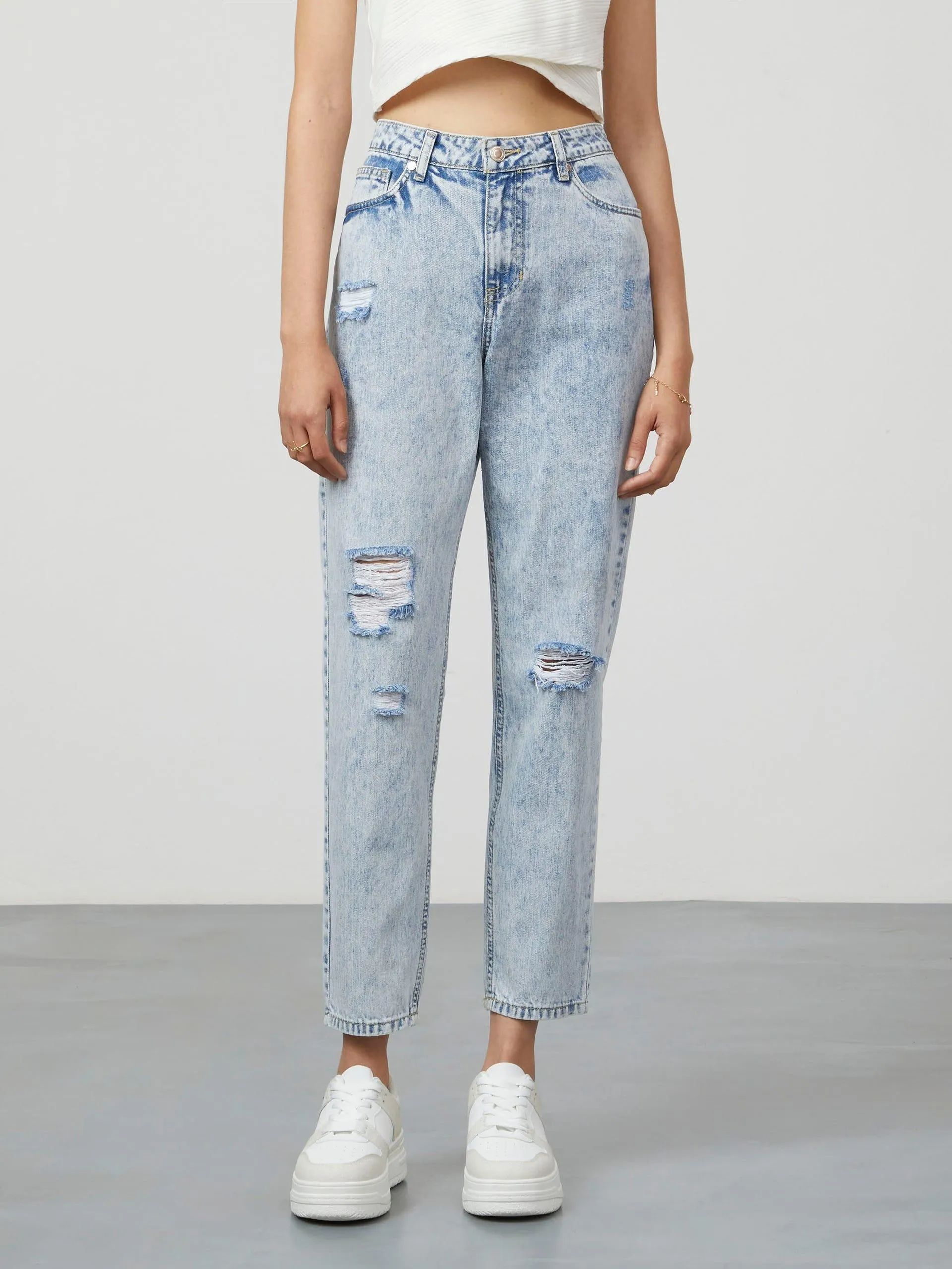 Suéter Manguito Rosa