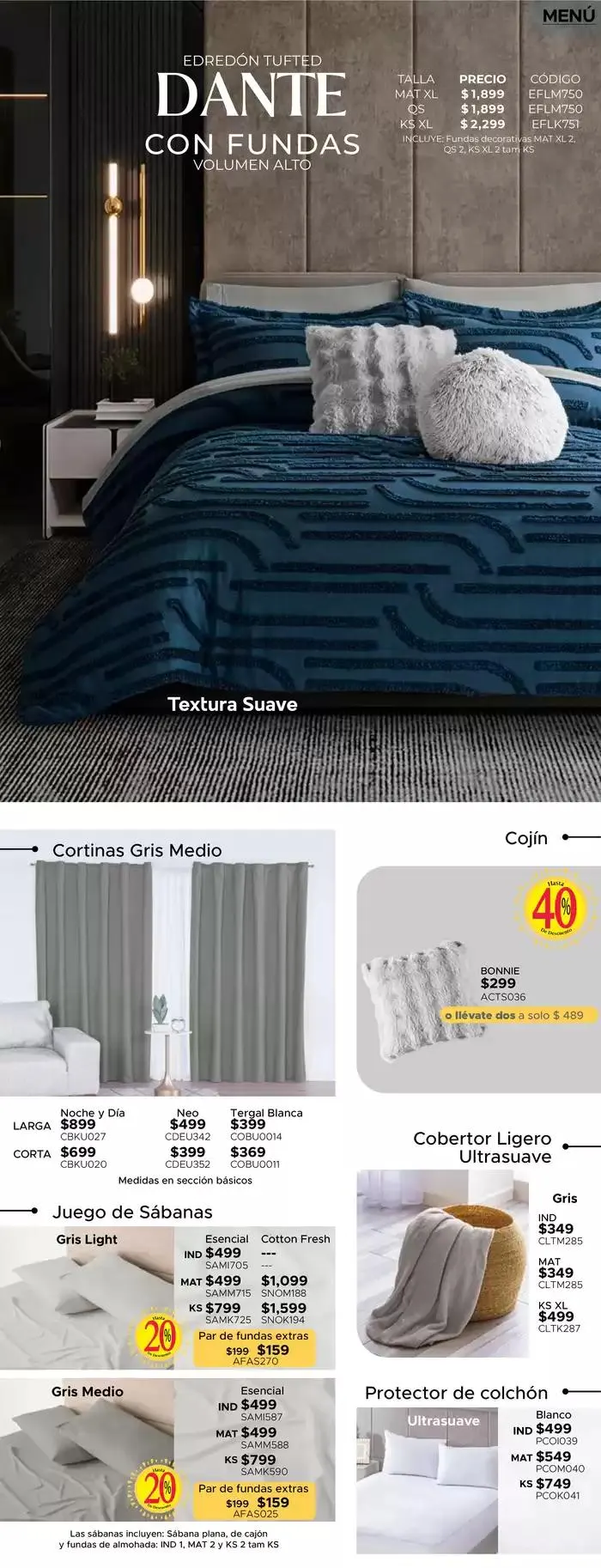 Catálogo de Ofertas Colchas Concord 4 de marzo al 31 de marzo 2025 - Pagina 16