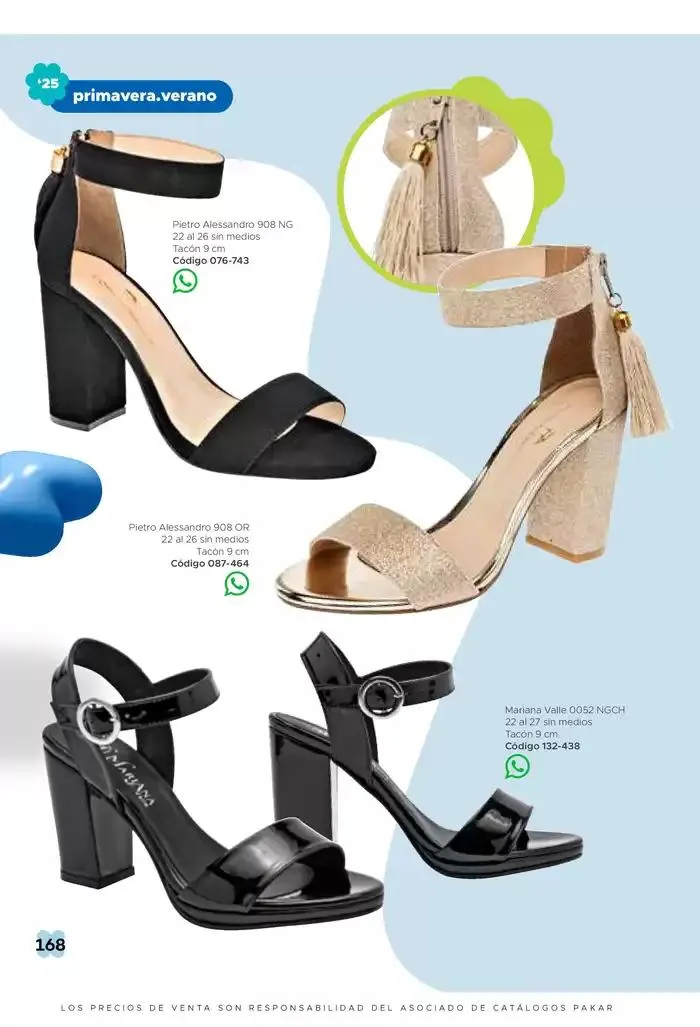 Catálogo de Pakar Sandalia 31 de enero al 31 de mayo 2025 - Pagina 168