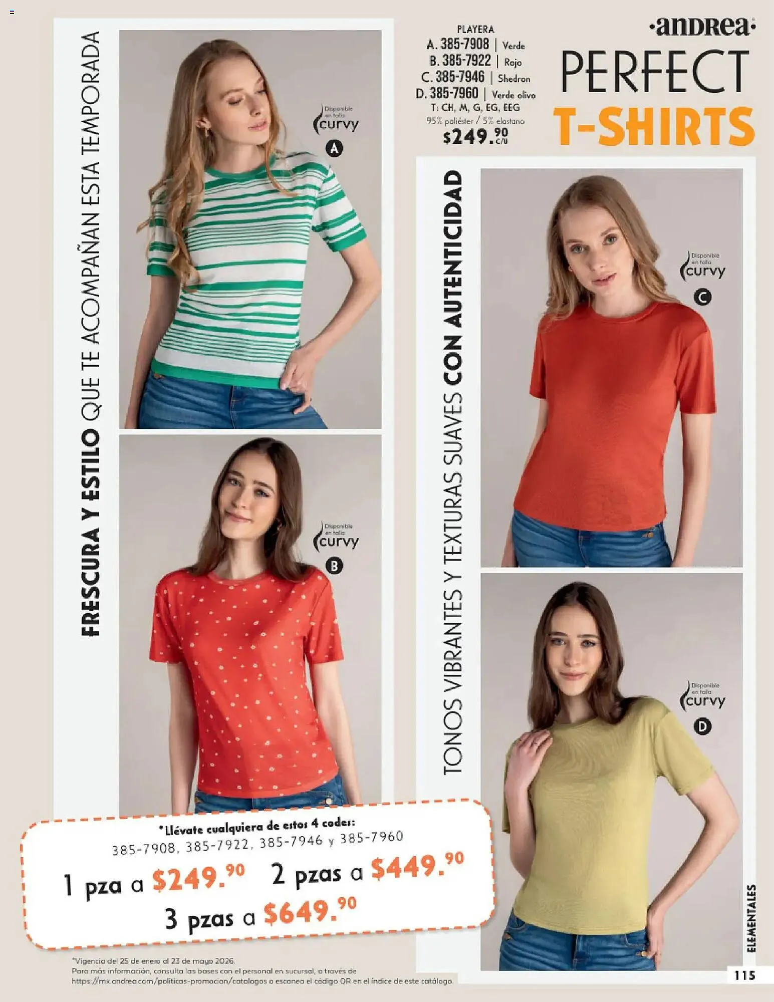 Catálogo de Catálogo Andrea 25 de enero al 1 de junio 2026 - Pagina 115