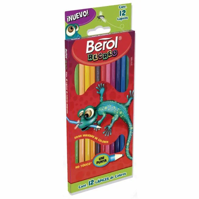 Lápices de Colores Berol Recreo Redondos C/12