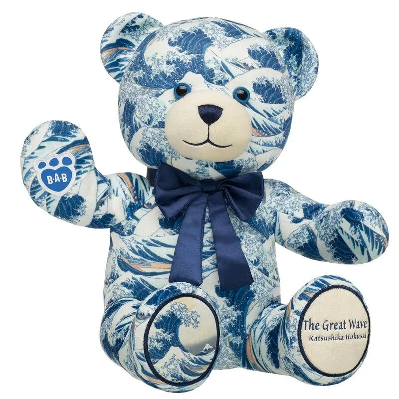 Hokusai The Great Wave Teddy Bear