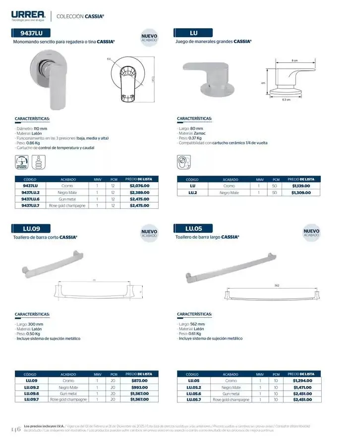 Catálogo de Catálogo Residencial 2025 28 de febrero al 28 de febrero 2026 - Pagina 152