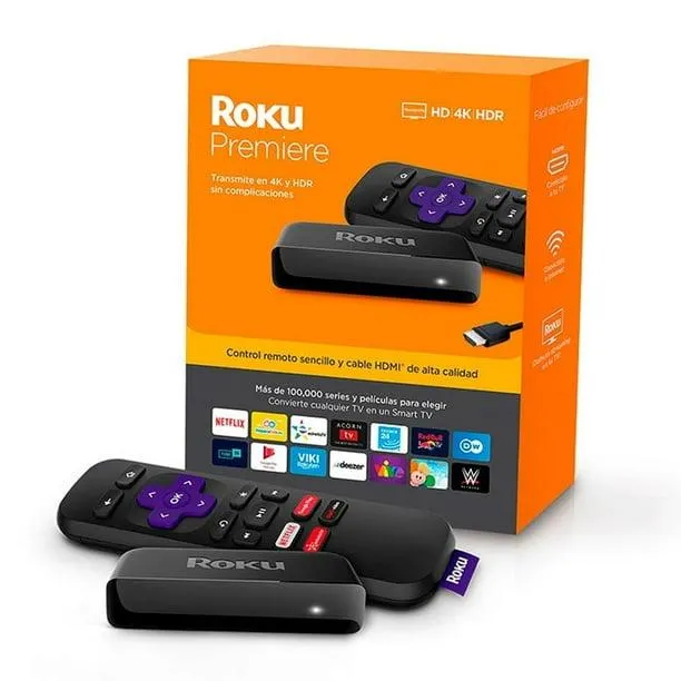 TV BOX Roku Premier 3920 Reproductor HDMI USB Wi-Fi 4K HDR 3920MX-MX