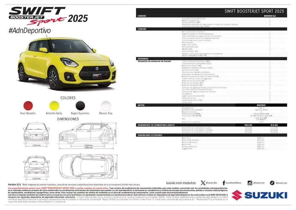 Catálogo de Suzuki Swift Boosterjet 15 de enero al 31 de diciembre 2025 - Pagina 2