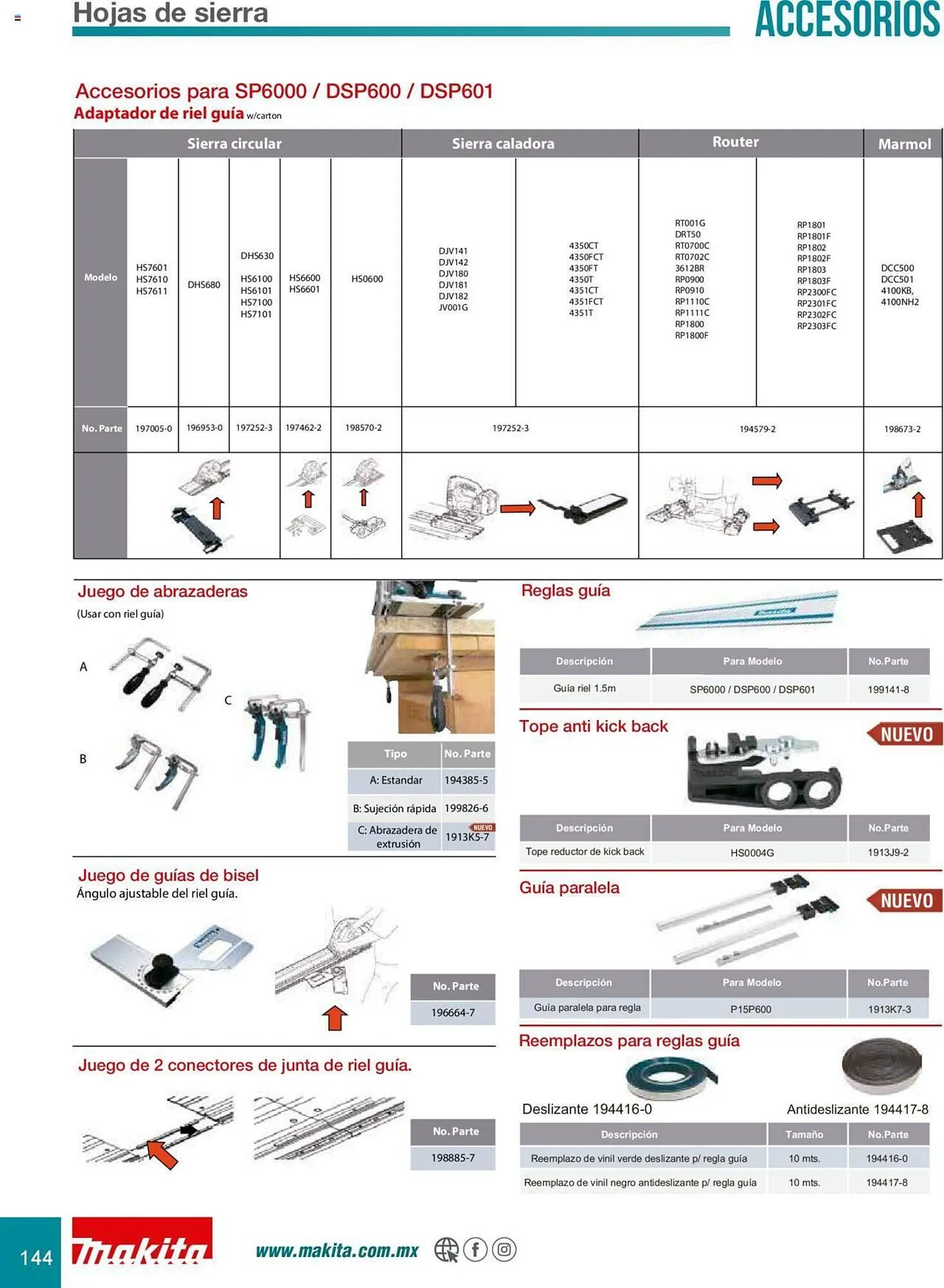 Catálogo de Catálogo Makita 8 de julio al 31 de diciembre 2025 - Pagina 144