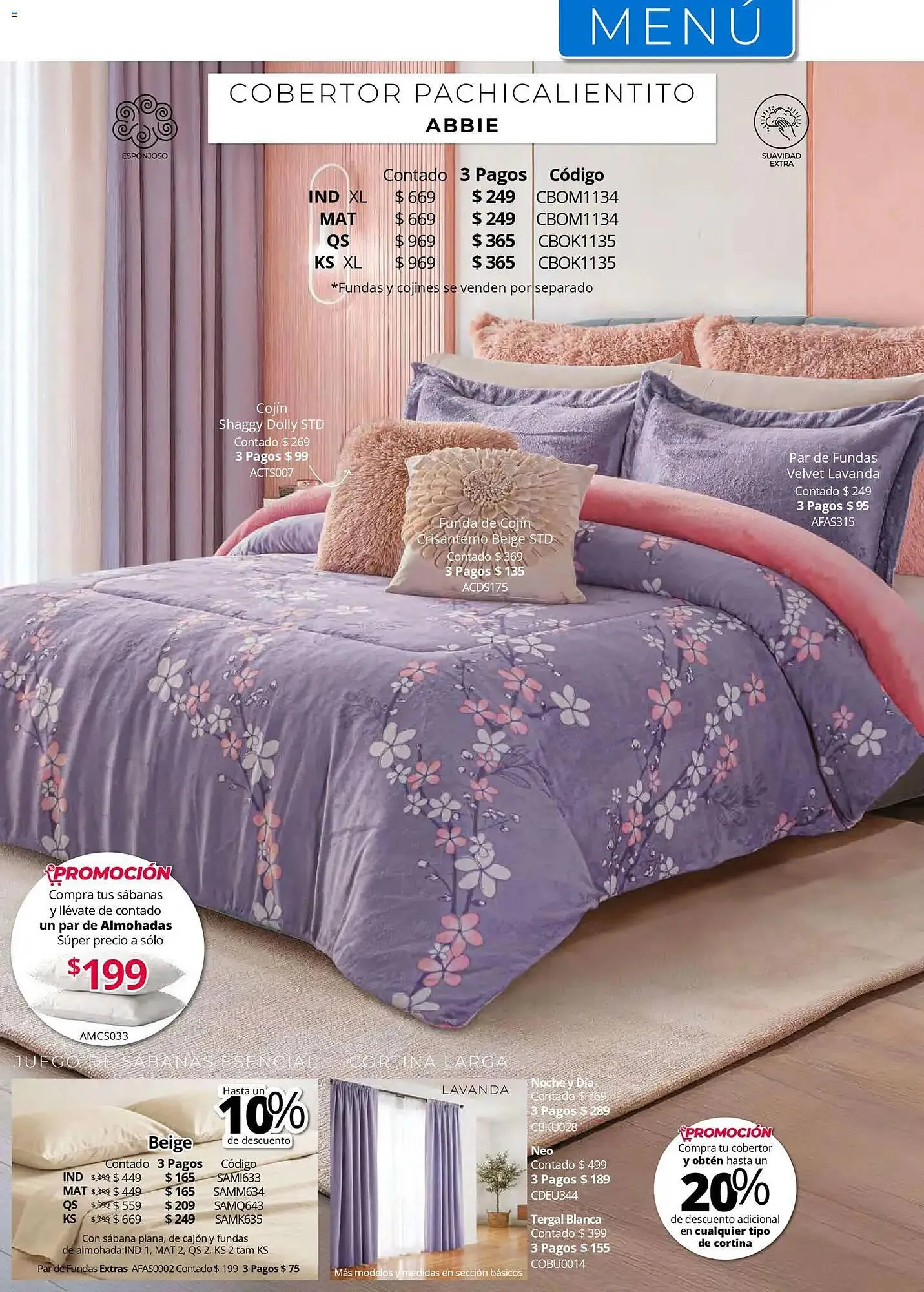 Catálogo de Catálogo Colchas Concord 1 de mayo al 1 de agosto 2026 - Pagina 295